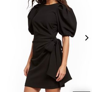 New York & Company Bow- Accent Pleated Sheath Dress- New with Tags